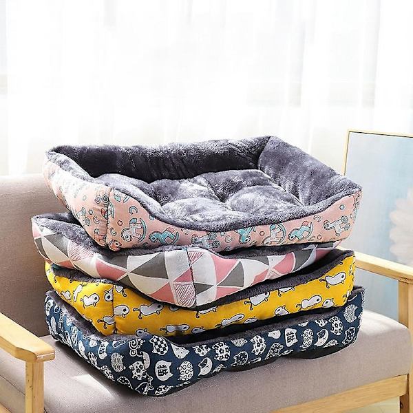 Hundeseng sofa måtter kæledyrsprodukter chiens dyretilbehør hunde kurv Lattice M