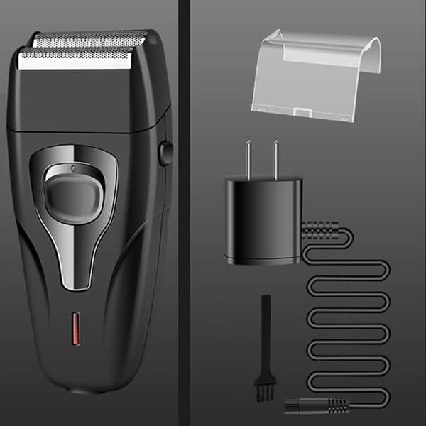 Elektrisk genopladelig frem- og tilbagegående barbermaskine til mænd