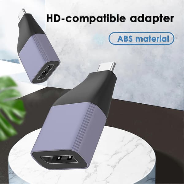 Netværksadapter 4K60Hz 1000 Mbps Bærbart Radian Design Stabil Transmission Kompakt USB C til RJ45 Gigabit Ethernet-adapter