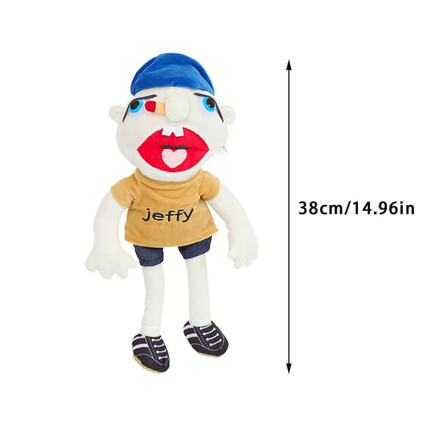 24 tommer/60 cm stor Jeffrey dreng blød plyslegetøj til dukker