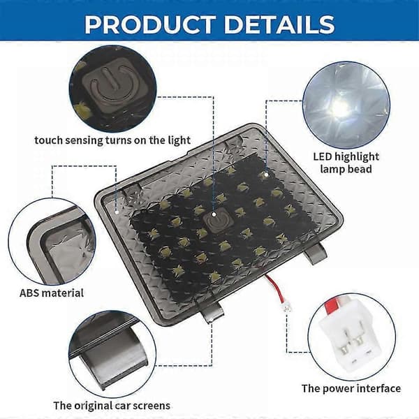 LED bil baklys bagasjeromslys for Toyota Rav4 5. bakluke lampe koffertlys for Rav4 tilbehør