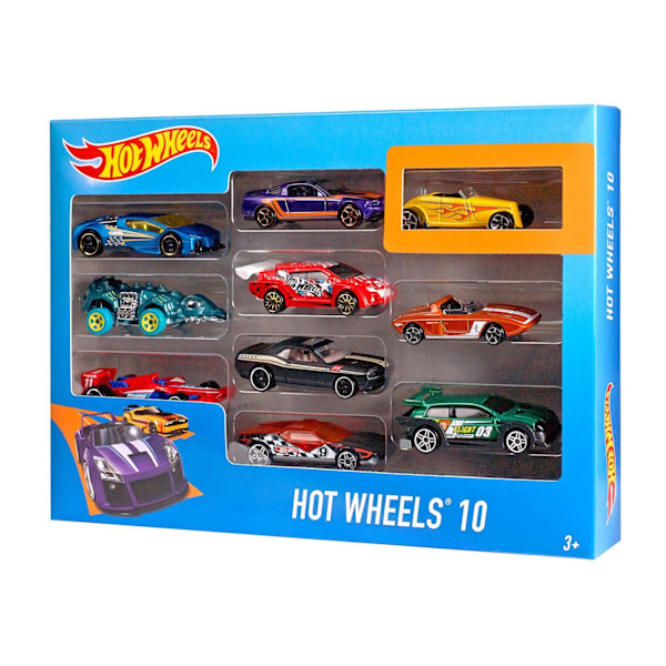 Hot Wheels 10-pak biler 54886 multicolor
