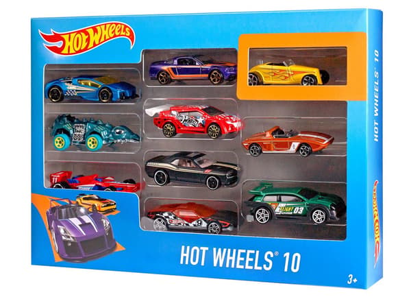 Hot Wheels 10-pakning biler 54886 multicolor