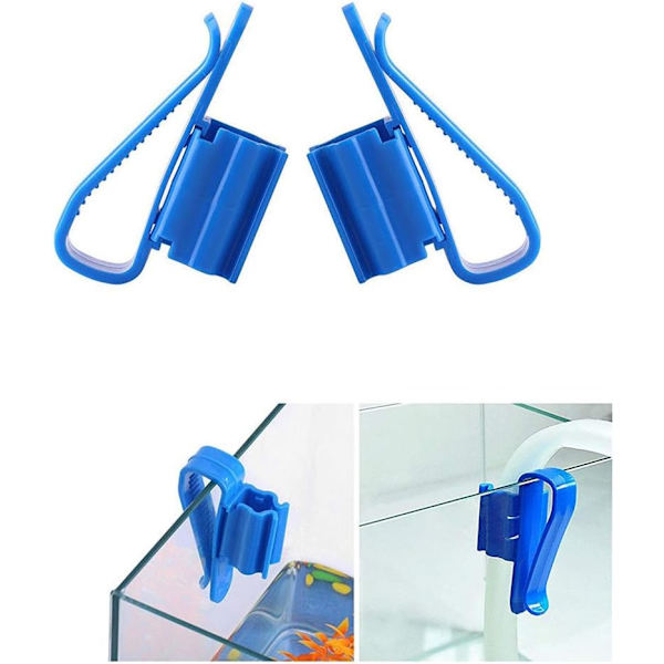 Akvariums slangeholder Multifunksjonell slangeklemme 8-16mm Akvarietilbehør 3stk