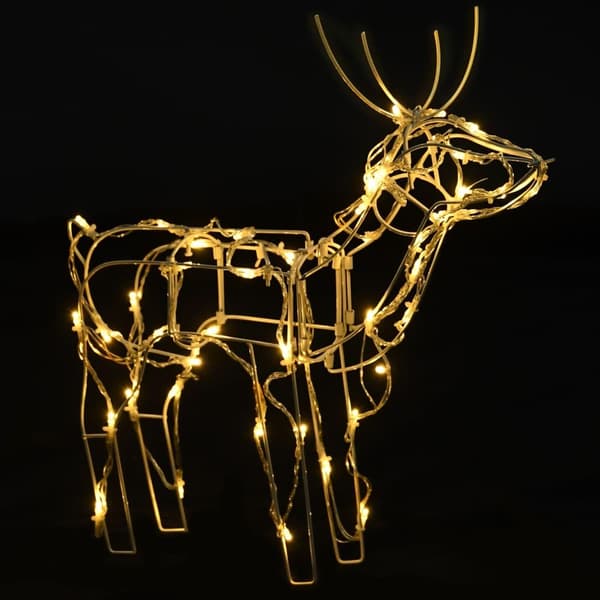 vidaXL Julbelysning med renar 3 delar 229 LED white