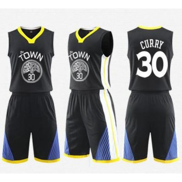 NBA 22/23 Warriors # 30 Ärmlös tröja för barn Baskettröja för vuxna 4XL