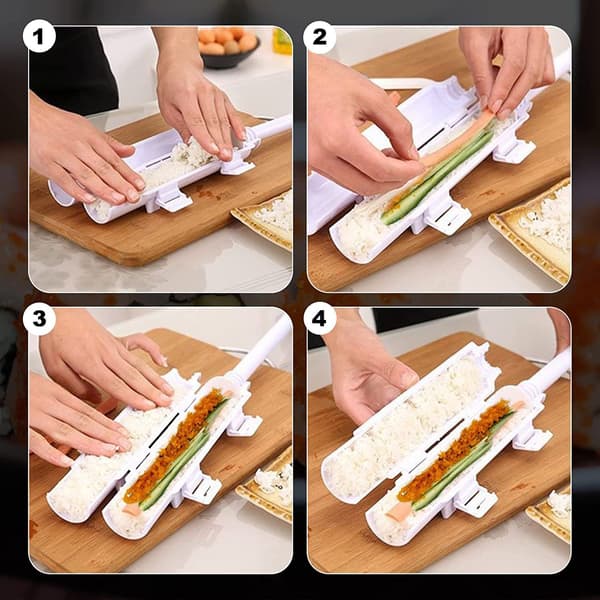 #Sushilauta sushi DIY -kone, sushi-bazooka, yleisiä valmistustyökaluja#