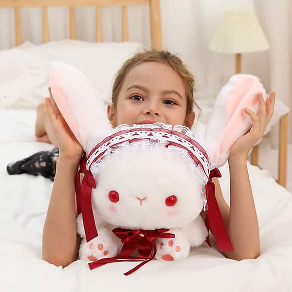 Pitsi Kani Pehmolelu Nukke Pehmolelu Söpö Pehmolelu red
