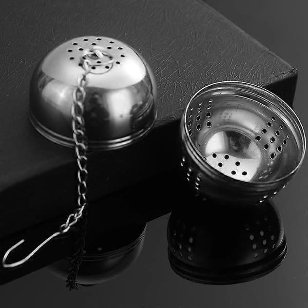 4 st tesilbollar, tesil i rostfritt stål, teinfuser för löst te, teinfuser, tesil för mugg, teinfuserkopp, teboll, för San-te, te, C