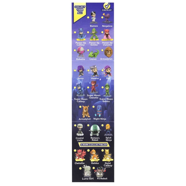 6-Pack PJ Masks Pyjamashjältarna Figurer Blind Bag Series 5 multicolor
