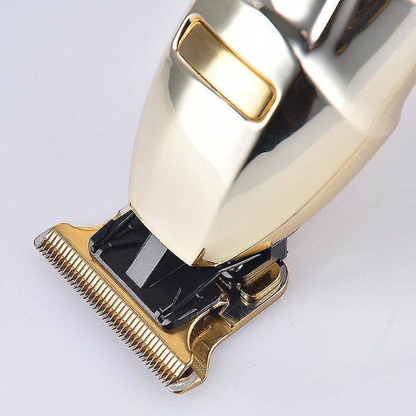 Sladdlös hårklippare för män Gravering Elektrisk självklippning av hår Hårklippning Trimmers Cutter Golden
