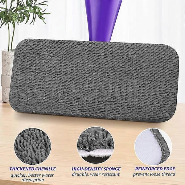 Swiffer våtspraymopp mikrofibermopp liten chenille flatmopp erstatningsklut fire stykker