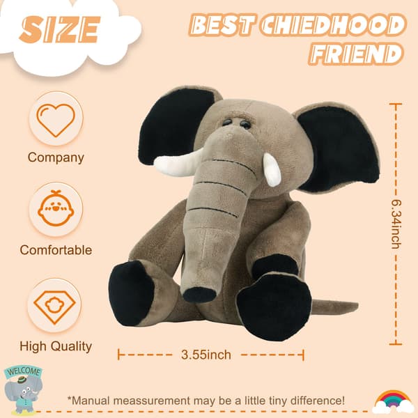 Plysch elefant gosedjur present