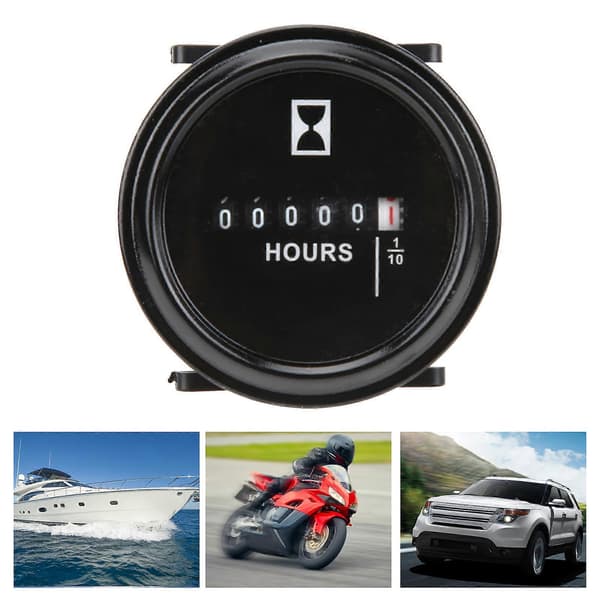 SH1 Timetæller Kvarts Hermetisk Forseglet Multifunktionel Industriel Timemåler til Skibsgenerator