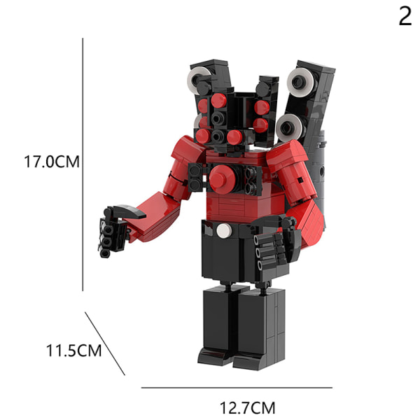 Skibidi Toilet Man vs Monitor Building Blocks The o Man och Ca 1