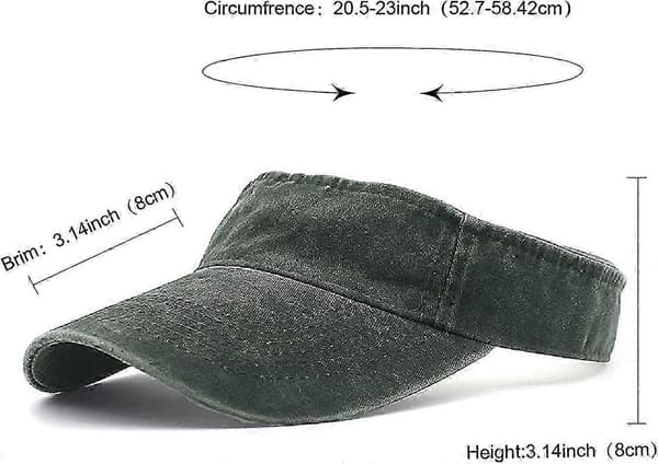 Solhatt for menn og kvinner i bomulls-twill med justerbar spenne