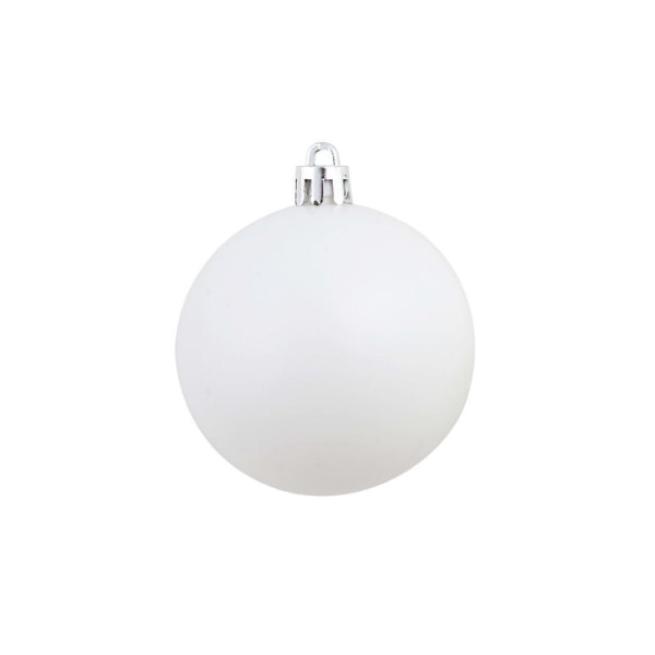 vidaXL Julgranskulor 100 delar set 3/4/6 cm vit/grå multicolor