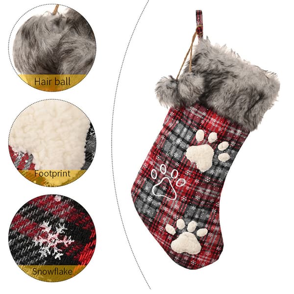 Julstrumpa non-woven tyg jultomtestrumpa till style 2