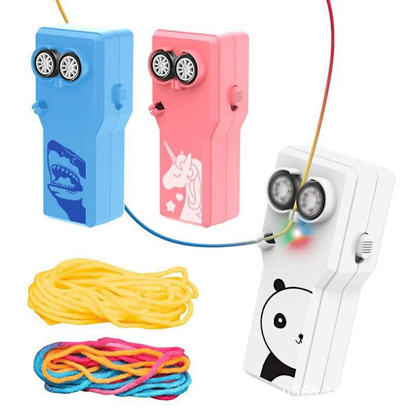 Rep Launcher Propeller Loop Lasso Med Rep String Controller Håndholdt Shooter Thruster Elektriske Leker For Barn Barn Gave White