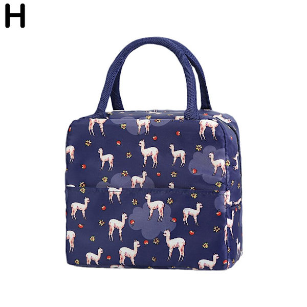 Bærbar opbevaringstaske Termisk madkasse Hold varm kølig silly and cute alpaca one-size