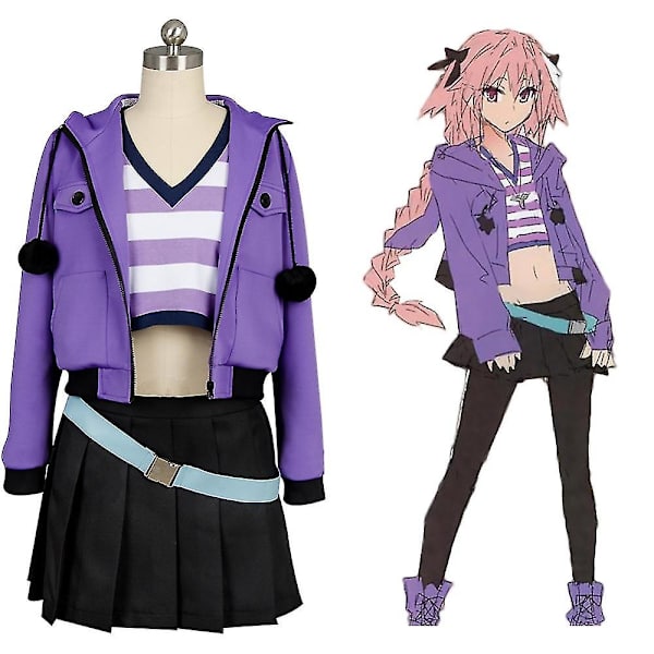 Kohtalo/Suuri Tilaa Fgo Astolfo Cosplay Asut Halloween Joulujuhla Uniformut Asut S Female M