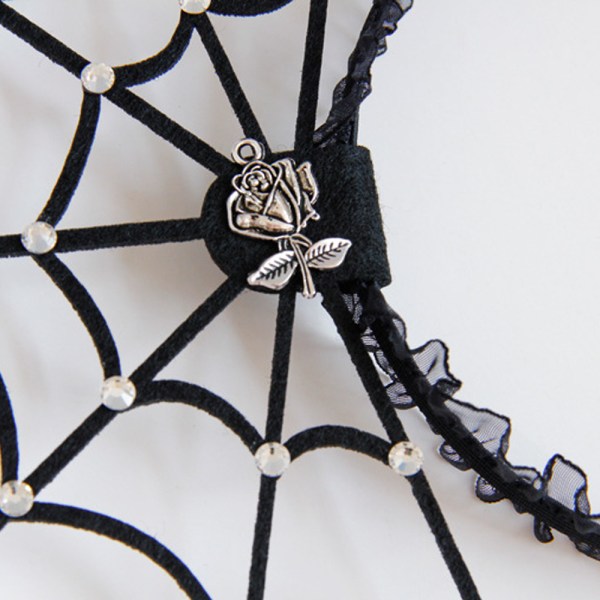 Halloween Panta Spider Design Musta style 1