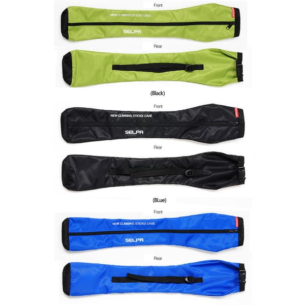 Utomhusvandring Walking Stick Bärväska Trekking Pole Bag Black