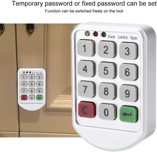 Elektrisk lås, lås for skap skap Digicode kode tastatur med