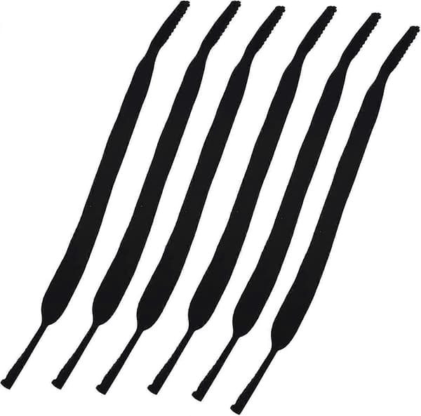 6 stk. Acsergery Brillerem Brillerem Briller Brilleholder Elastisk Sportsbånd Gave