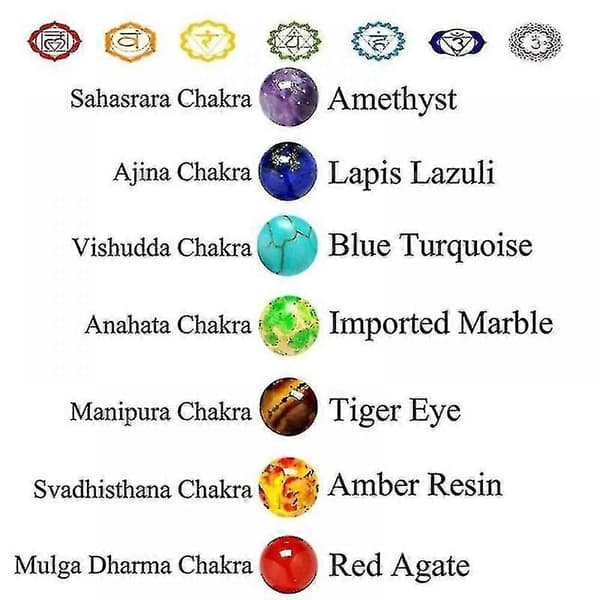 Chakra-rannekorut narulla, luonnon parantavat kivet, säädettävät rannekorut