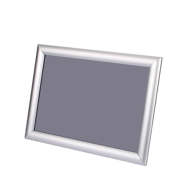A4 Aluminium Snap Bilderamme Bilde Plakatholdere Klips Display Vegg Oppslagstavle Skilt