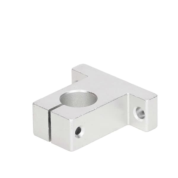 4 st skenstyrningsstöd i aluminiumlegering linjär rörelsefäste 16 mm stång linjär axelstöd för elektronisk utrustning