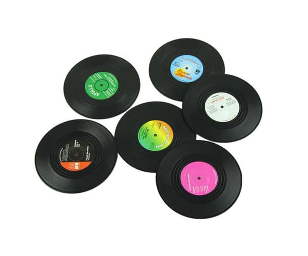 Glasbrikker vinylplade 6-pak