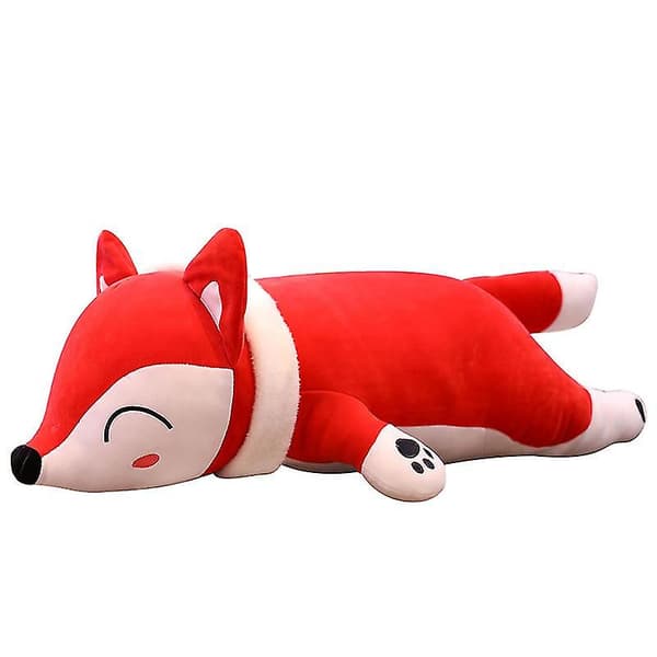 Dun bomull Rosa Fox Kudde En kattdocka Tecknad fylld leksak Födelsedagspresent