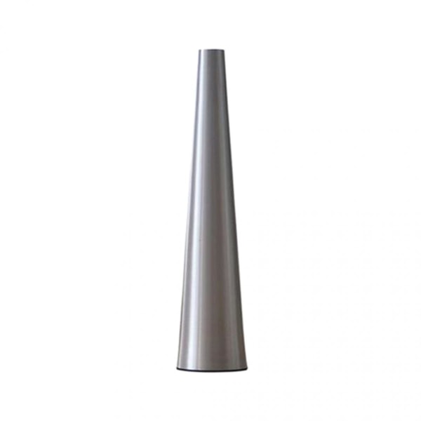 Elegant aluminiumvas Bordsskiva Blomvaser Flaska för heminredning Silver
