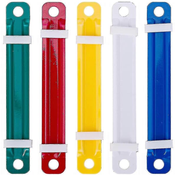 50 stk. bindeklips, filpapirholdere, plastik bindeklips, to-huls løsbladet ringbind, dokumentmappe, bindematerialer