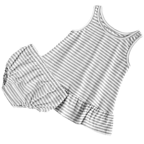 Familiekjoler Split Selesett Maa Gutter og Jenter Failj Klær for Going Beach Side grey stripes mom m