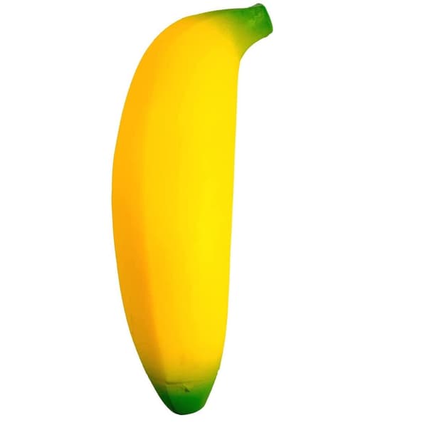 Klem og Formbar Squeeze Banan Fidget Stressbold Stress Spøg yellow