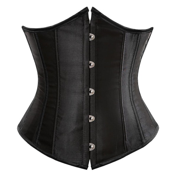 Gothic Style Underbust Korset og Waist Cincher Top til kropsformning og træning XL