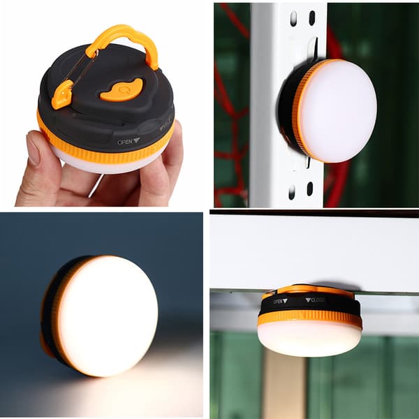 LED Camping Lantern 5 lysmoduser Batteridrevet bærbar Blue