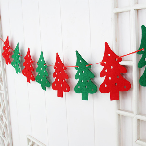 Christmas Bunting Banner Ornaments, Pull Flag, Christmas Älg Jul Sunmostar