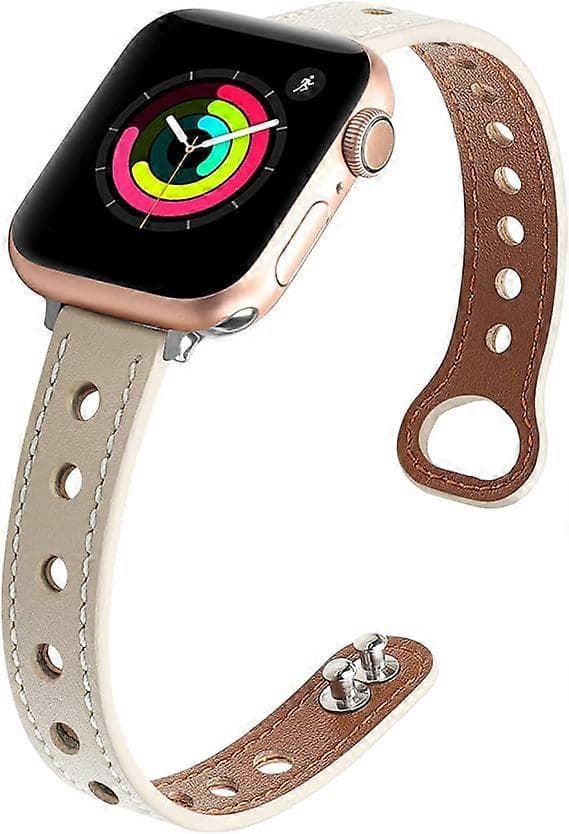 Kompatibel med Apple Watch Rem 41mm 40mm 38mm kvinder, Topkvalitets