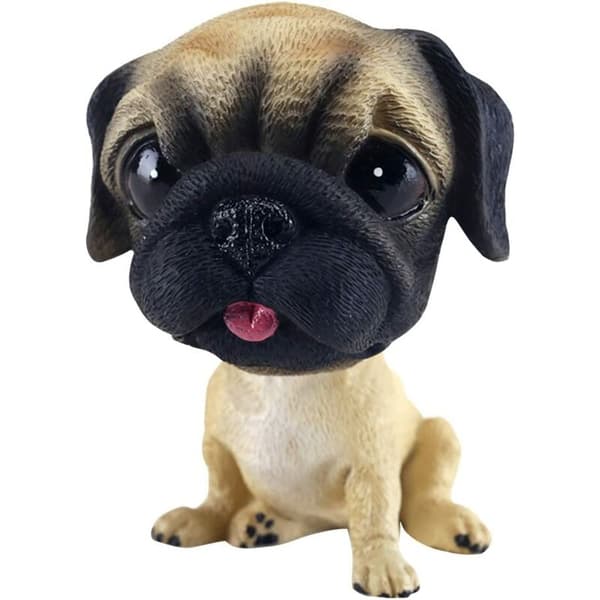 Svingende hund (mops) hode tegneseriebil