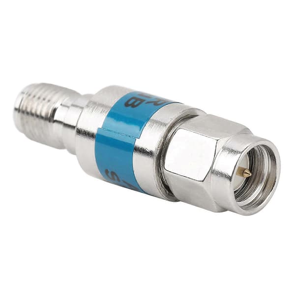SMA-JK Han til Hun RF Koaksial Dæmper 2W 6GHz 50 1-30dB (10dB)