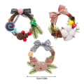 Xmas Ribbon Julgransprydnader Cane glitterremsor Party Elk