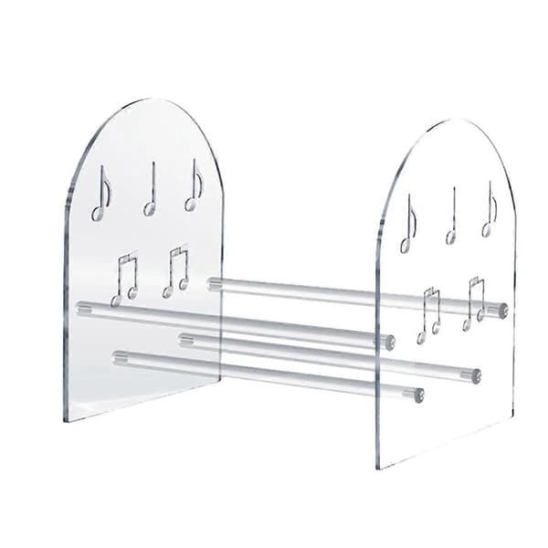 Vinylpladeholder Skrivebord Bøger, Magasinhylder Akryl Displayhylde til CD-plader Multifunktionel Organizer Rack