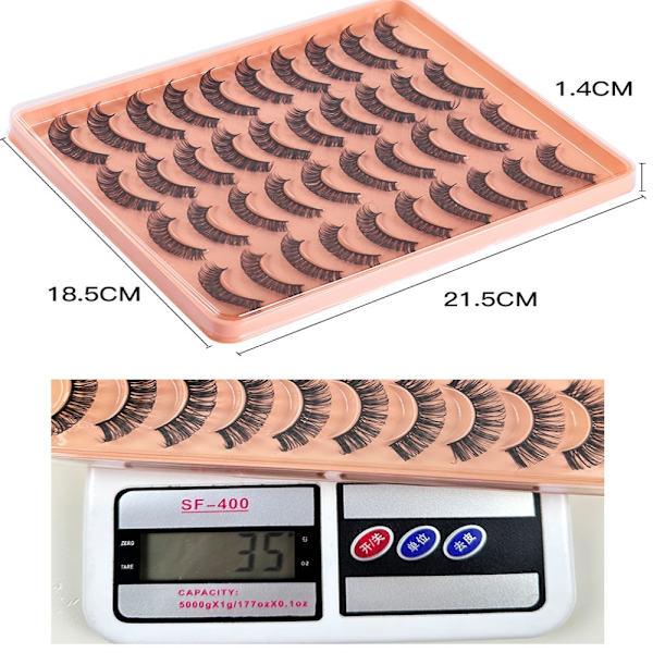 Ryska lösögonfransar Eye Lash Extension 6 6