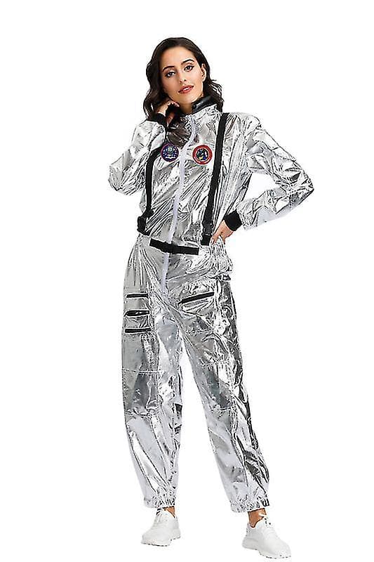 Astronaut Kostym Rymddräkt Romper Halloween Carnival Cosplay zy