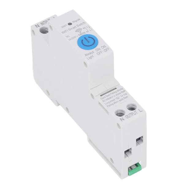 Timerrelæ WiFi fjernbetjening tidsafbryder controller 1P 40A AC 230V til husholdningsapparater