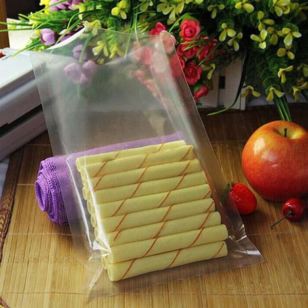 10/50/100 st Vakuummatförvaring Sealer Bag Space Packing Comme TransparentD M 100pcs